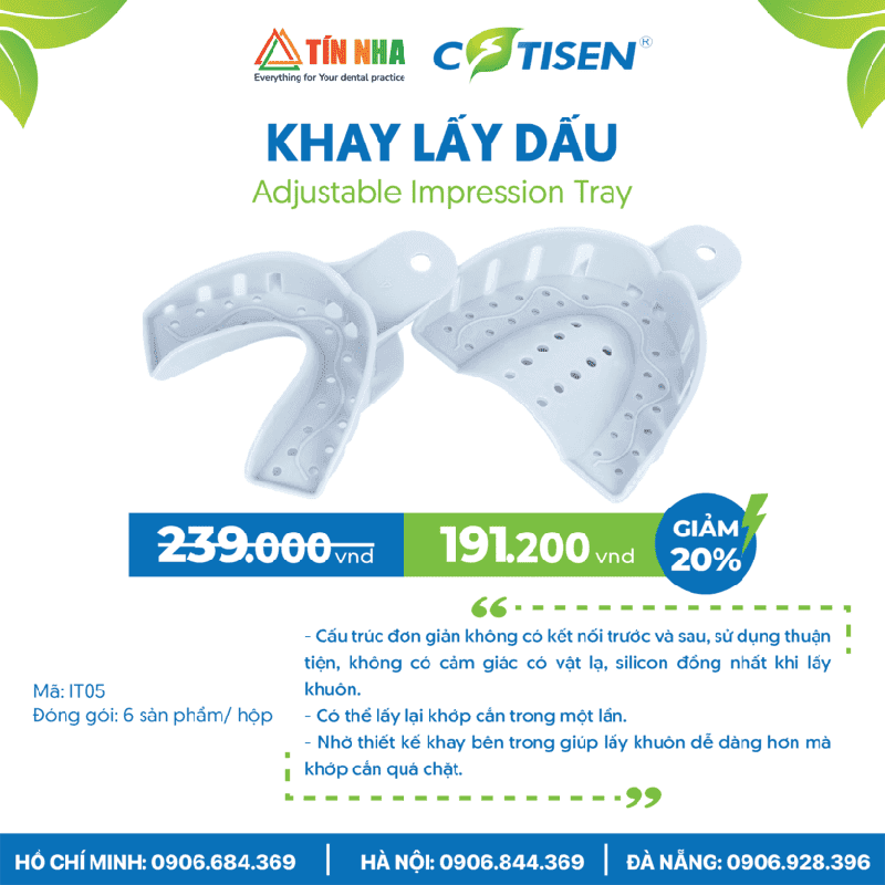 Khay Lấy Dấu (Adjustable Impression Tray)